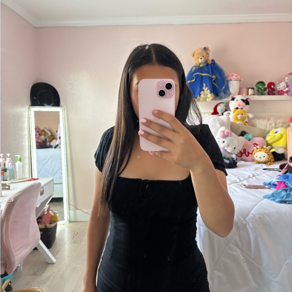 Hollister Black Blouse